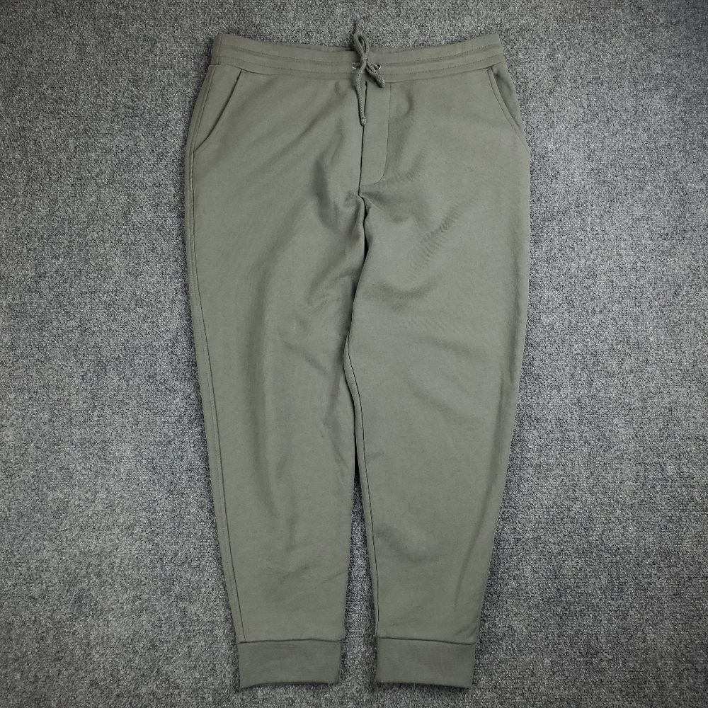 Men's Olive Green Jogger Sweatpants - Drawstring Comfort